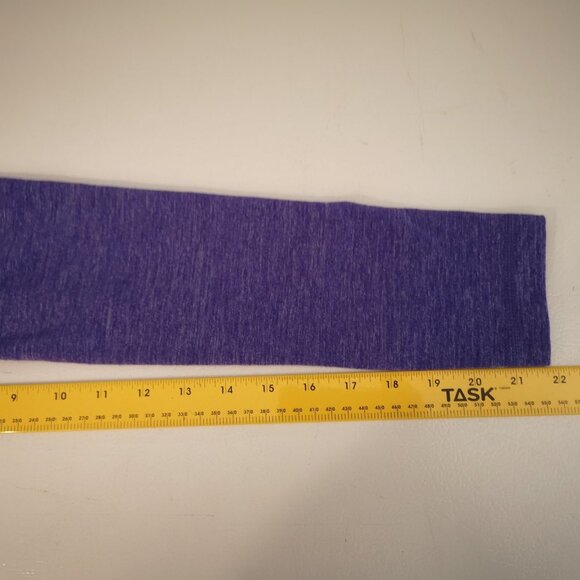 Reebok Ladies Purple Play Dry Tie Funnel Neck Athletic Top - Picture 11 of 11